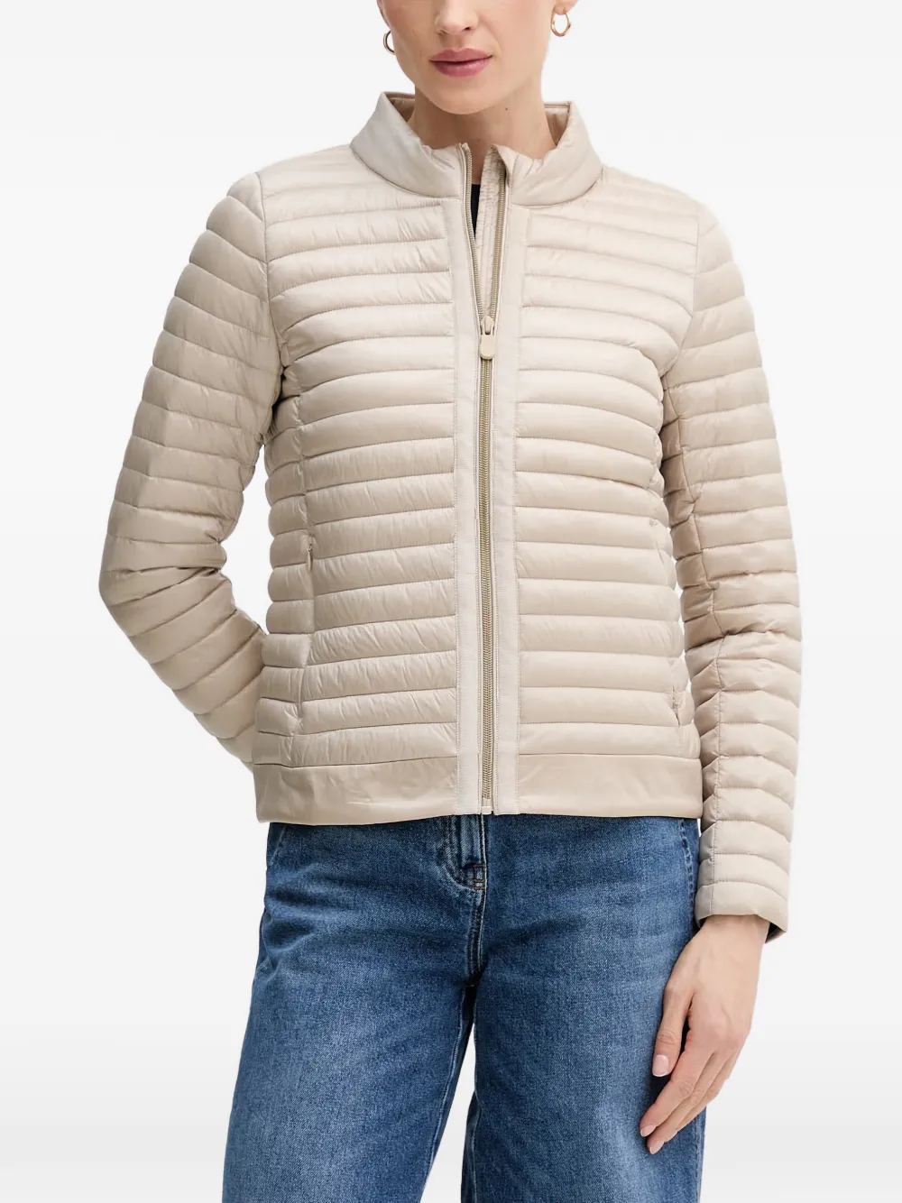 Save The Duck Gefütterte Jacke mit Reißverschluss - Nude
