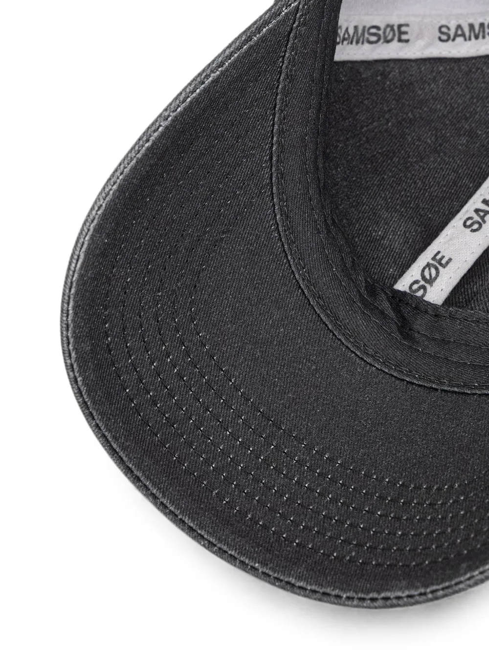 Samsoe & Samsoe Logo-embroidered Baseball Cap In Grey