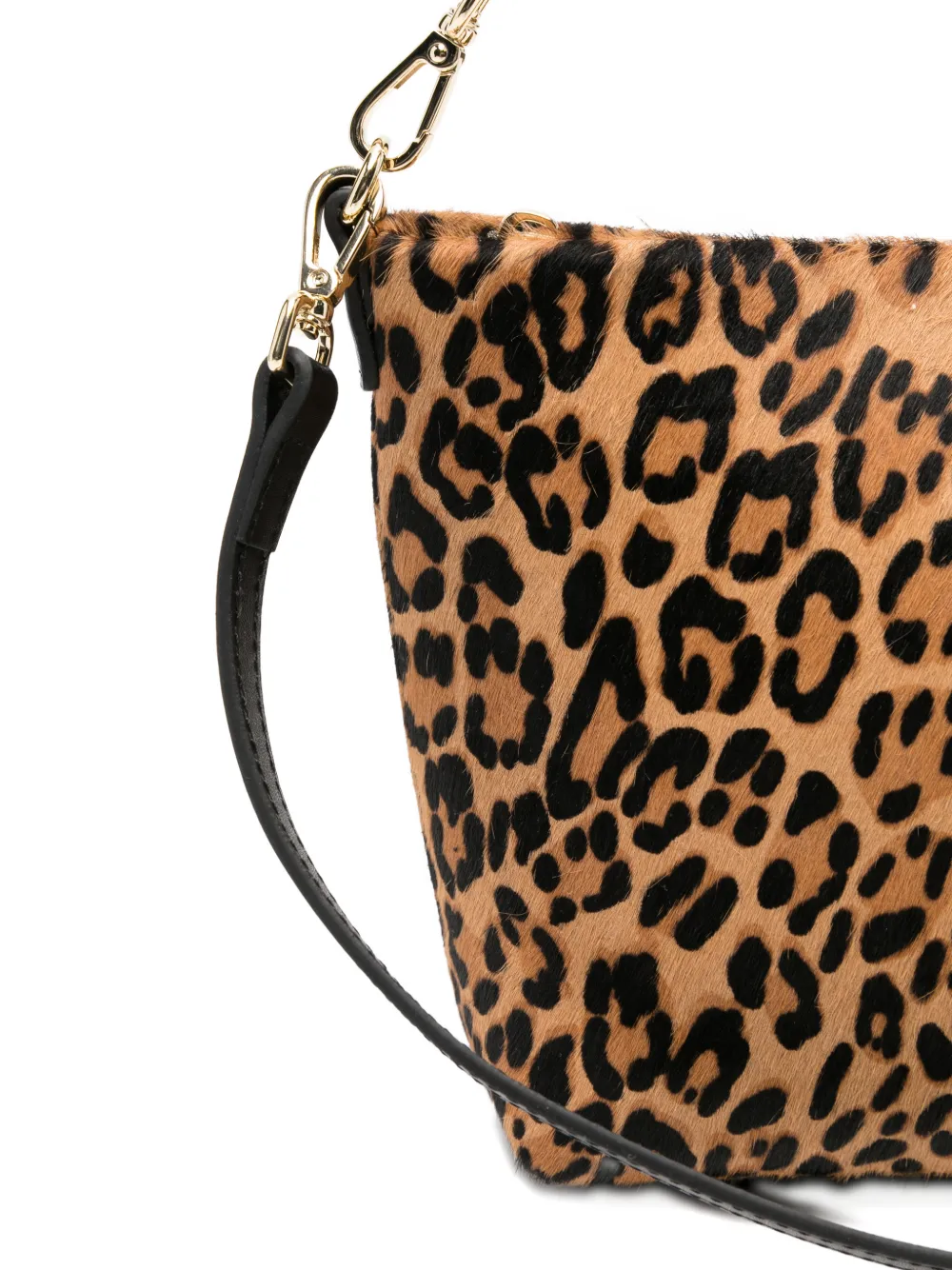 MC2 Saint Barth Schoudertas met luipaardprint Beige