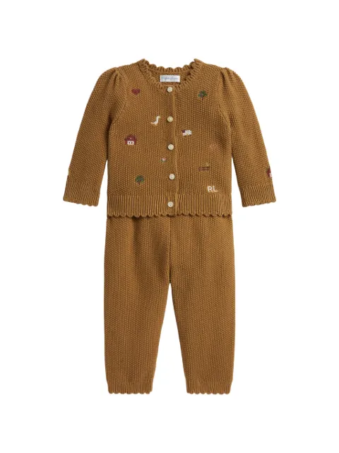 POLO RALPH LAUREN KIDS survêtement à broderies