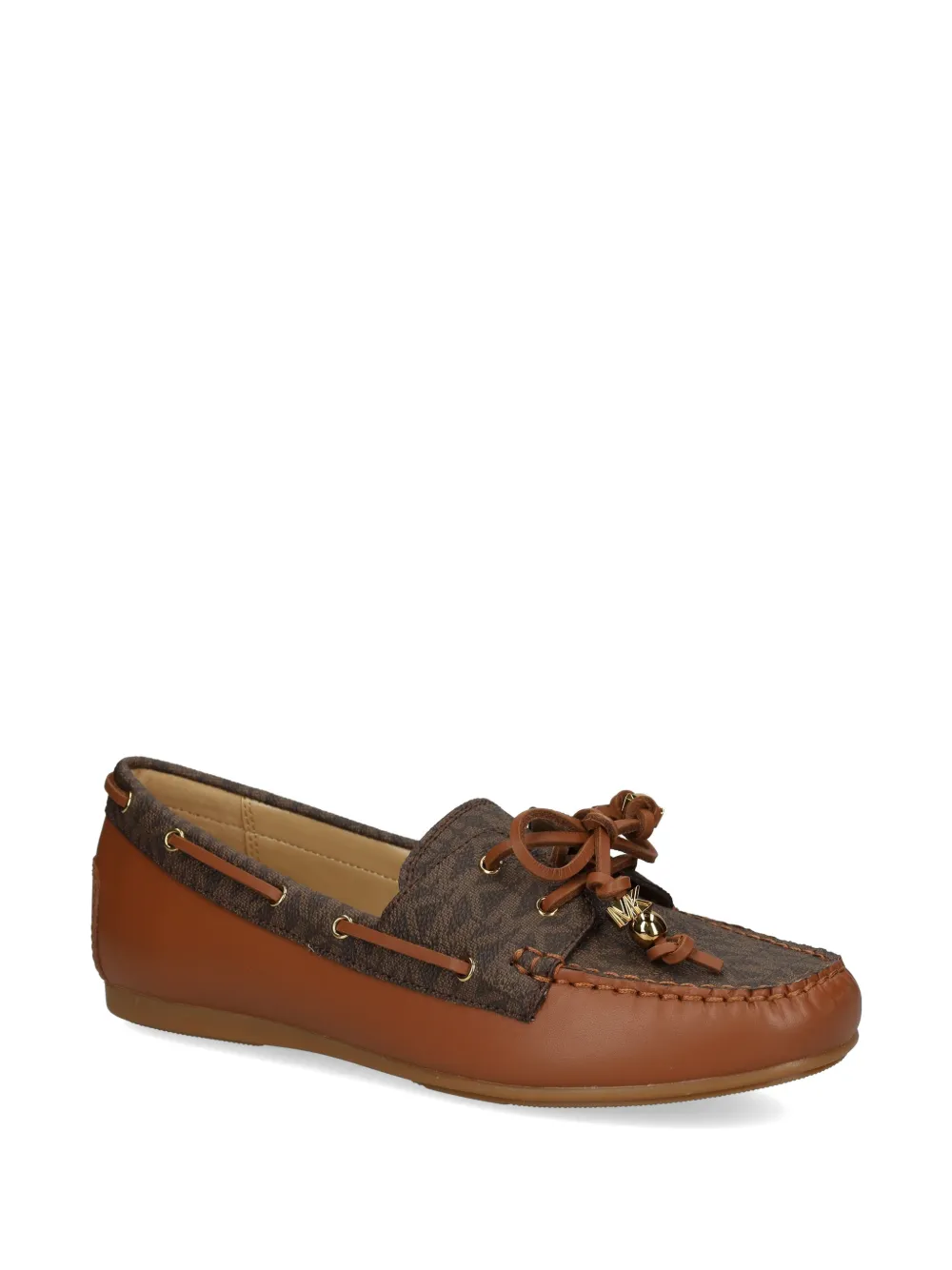 Michael Kors Fallon loafers met monogram Bruin