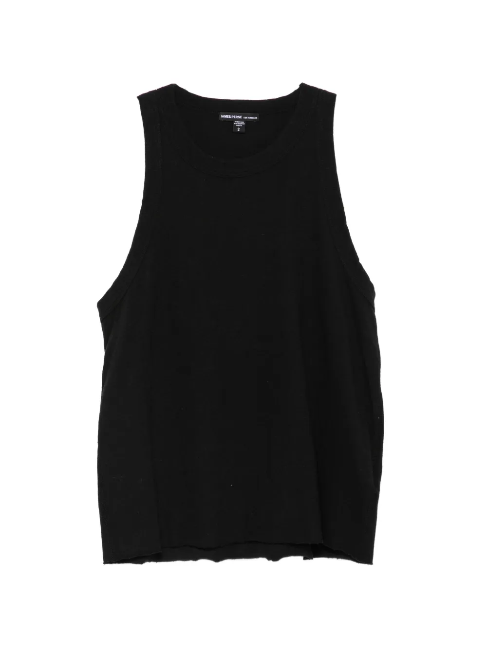 James Perse round-neck sleveless tank top - Nero