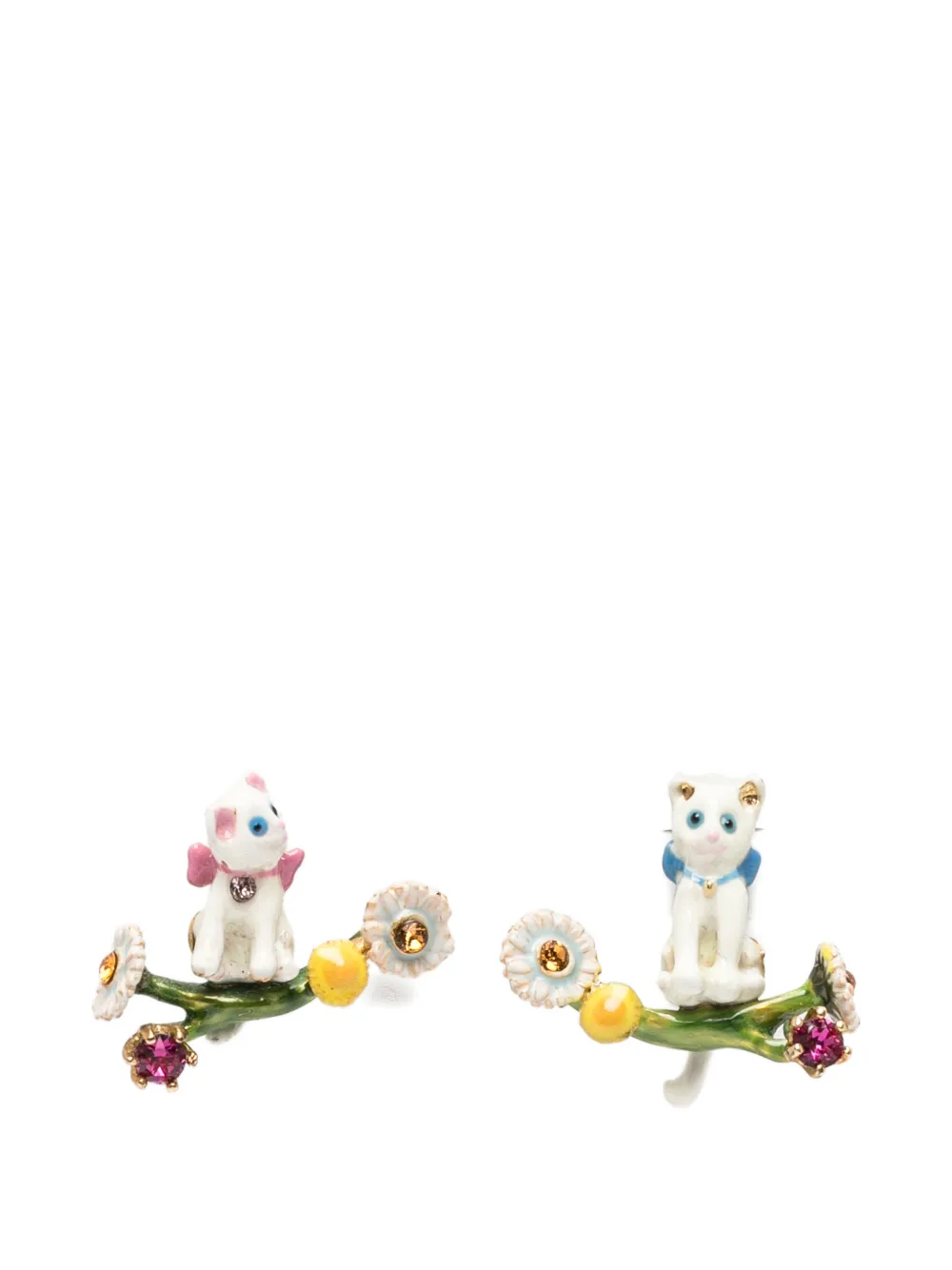 LES NEREIDES cat earrings - Oro