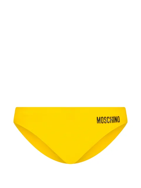 Moschino logo-print swim trunks