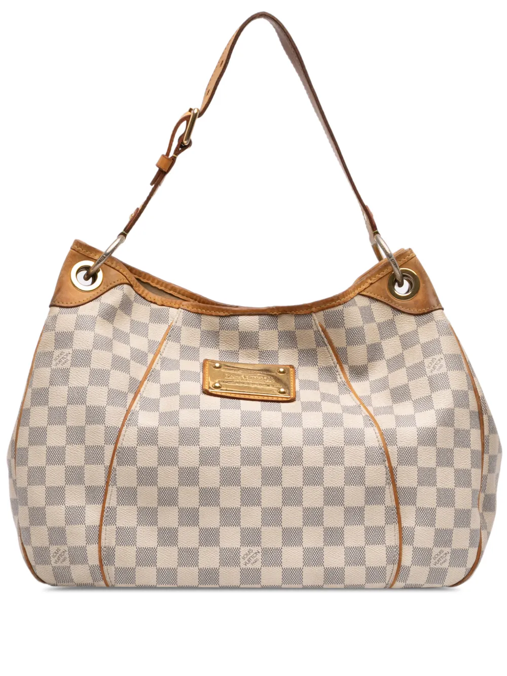 Louis Vuitton Pre-Owned 2009 Damier Azur Galliera PM shoulder bag - Bianco