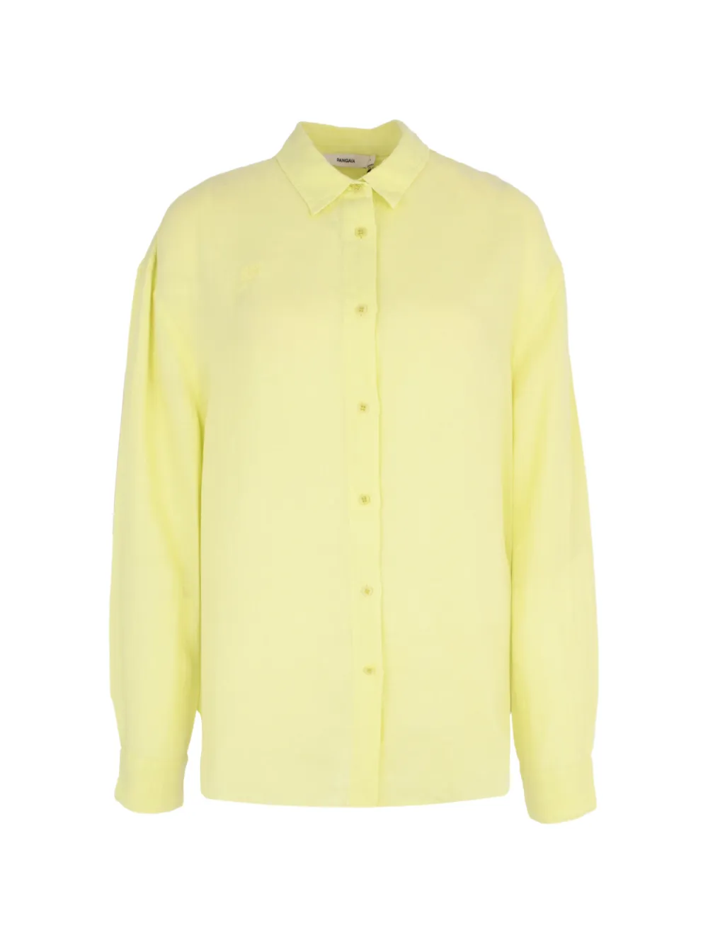 Pangaia button-up long-sleeves shirt - Giallo