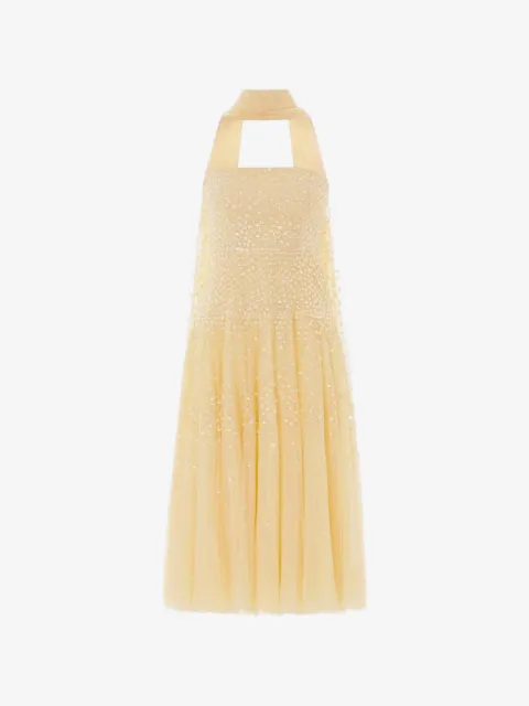 Needle & Thread vestido midi Sunrise