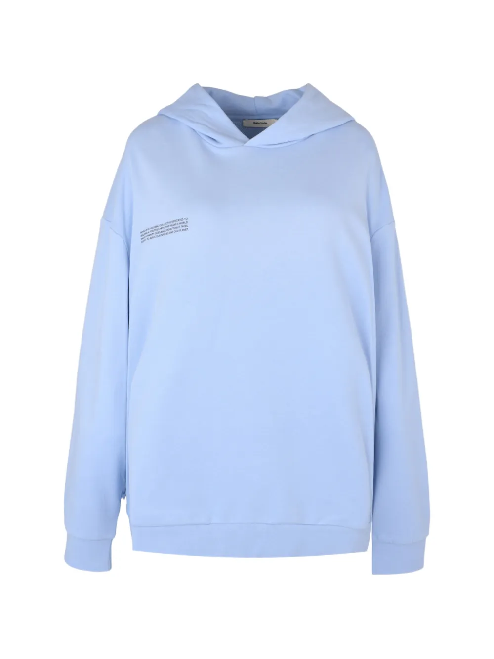 Pangaia 365 logo-print hoodie - Blau