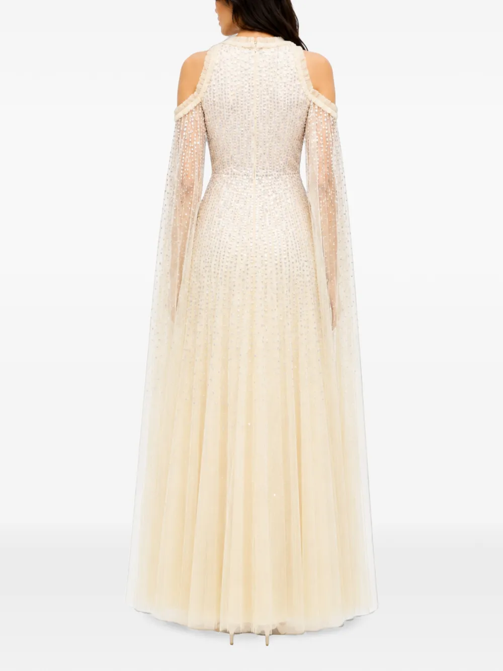 Needle & Thread Moonlight maxi-jurk verfraaid met pailletten Beige