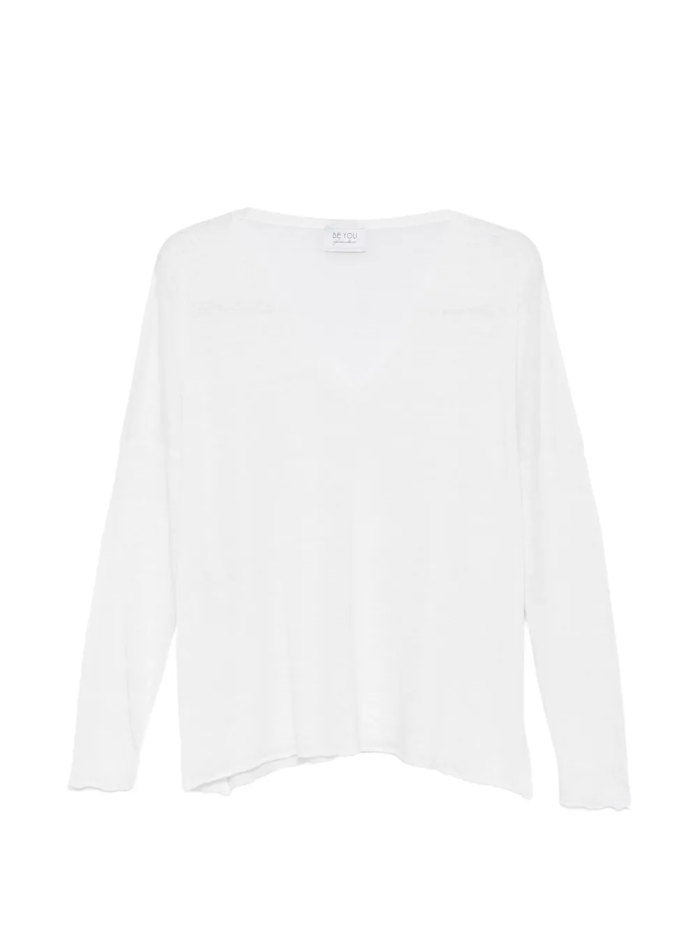 BeYou V-neck sweater - Bianco