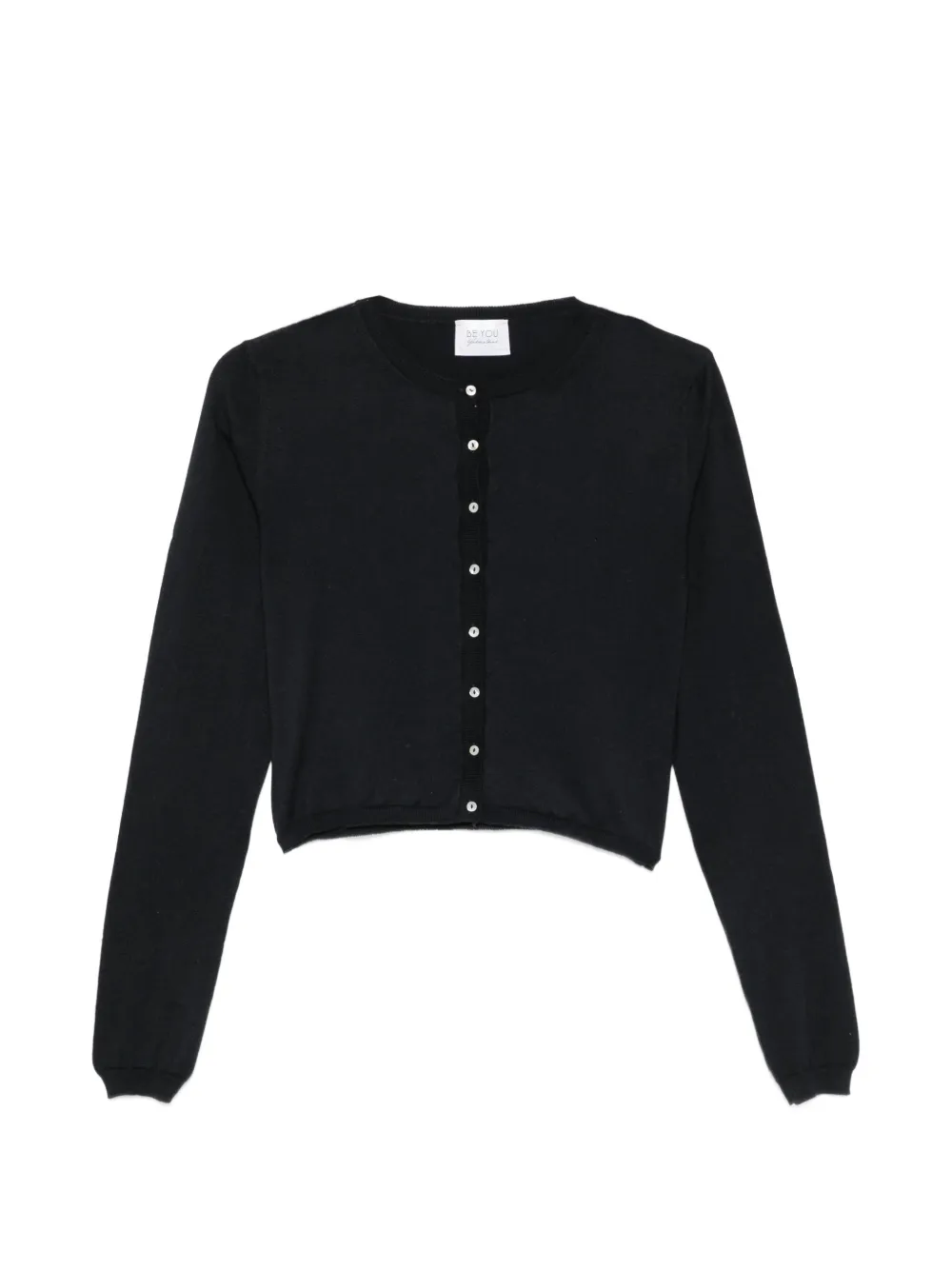 BeYou buttoned knitwear - Nero