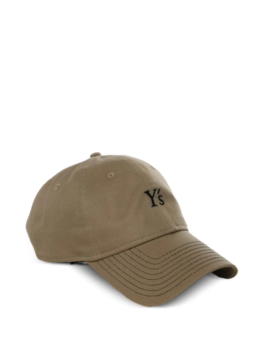  Y's Logo-detail Baseball Cap - Neutrals 