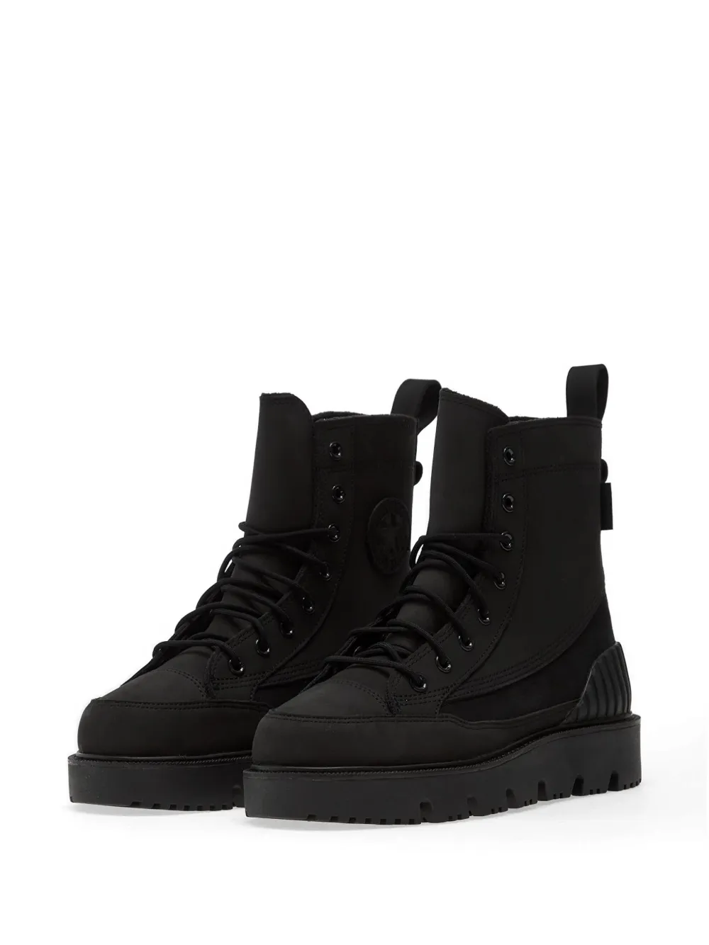 Converse rugged hi top sneakers Zwart