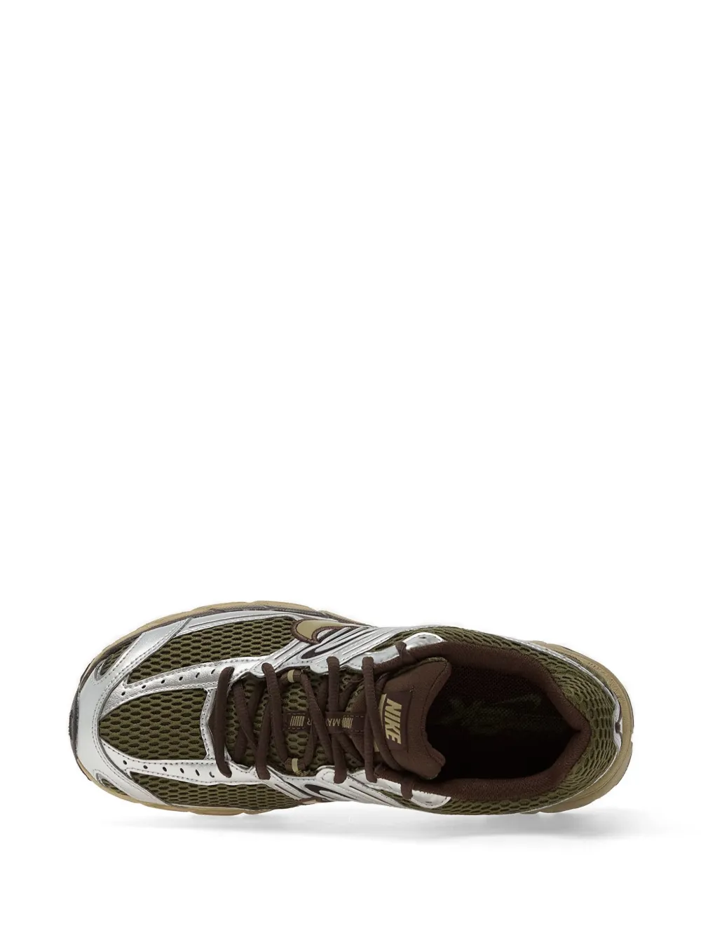 Nike metallic moto sneakers Groen
