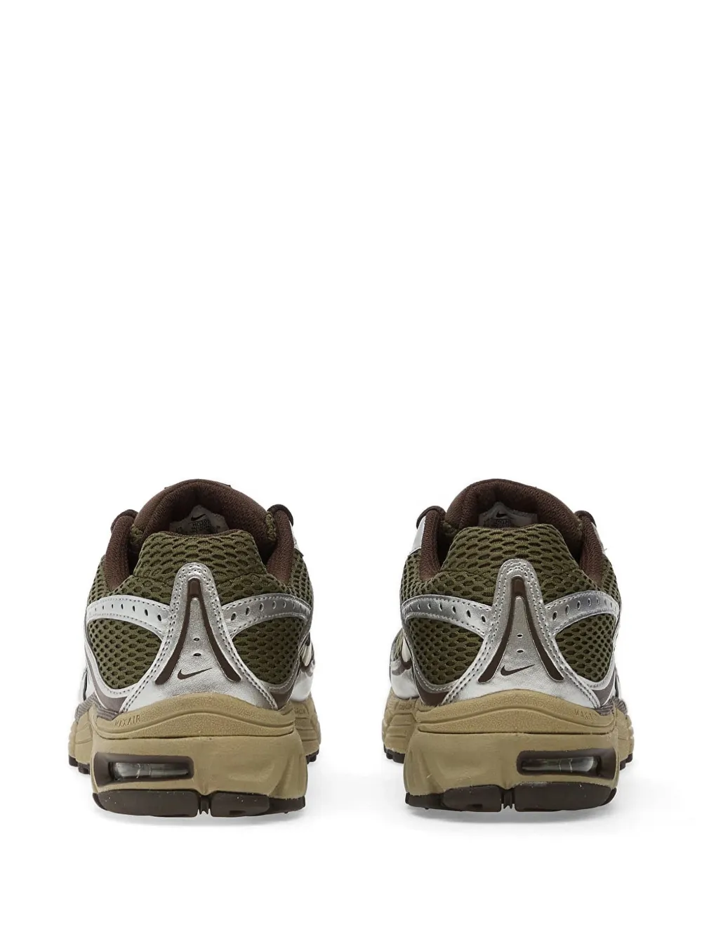 Nike metallic moto sneakers Groen