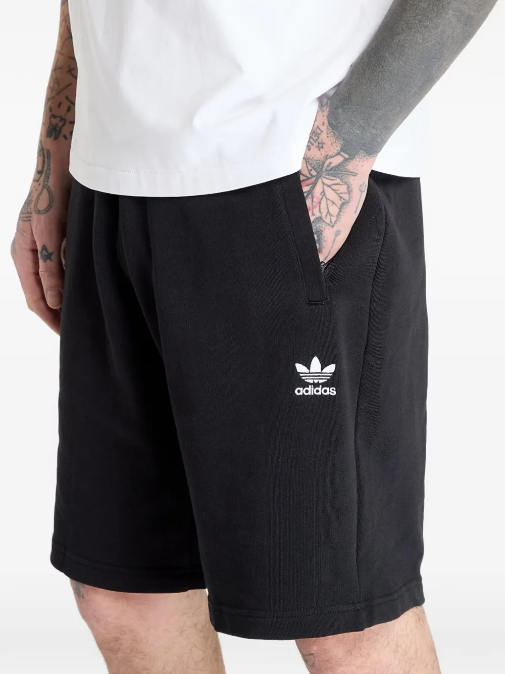 adidas Trefoil Essentials trainingshorts Zwart