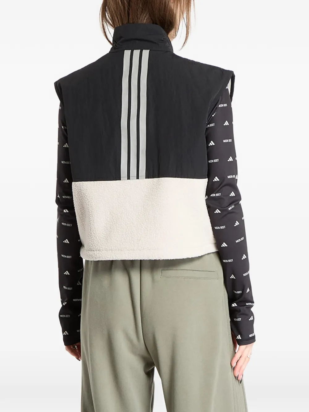 adidas x Moon Boot gilet met logopatch Zwart