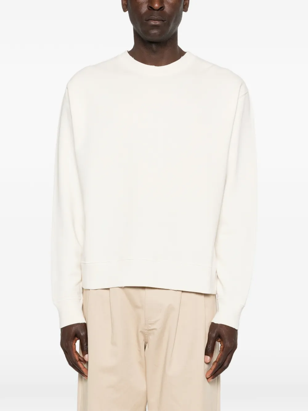 Golden Goose Sweater met omgekeerd logo op de achterkant Beige