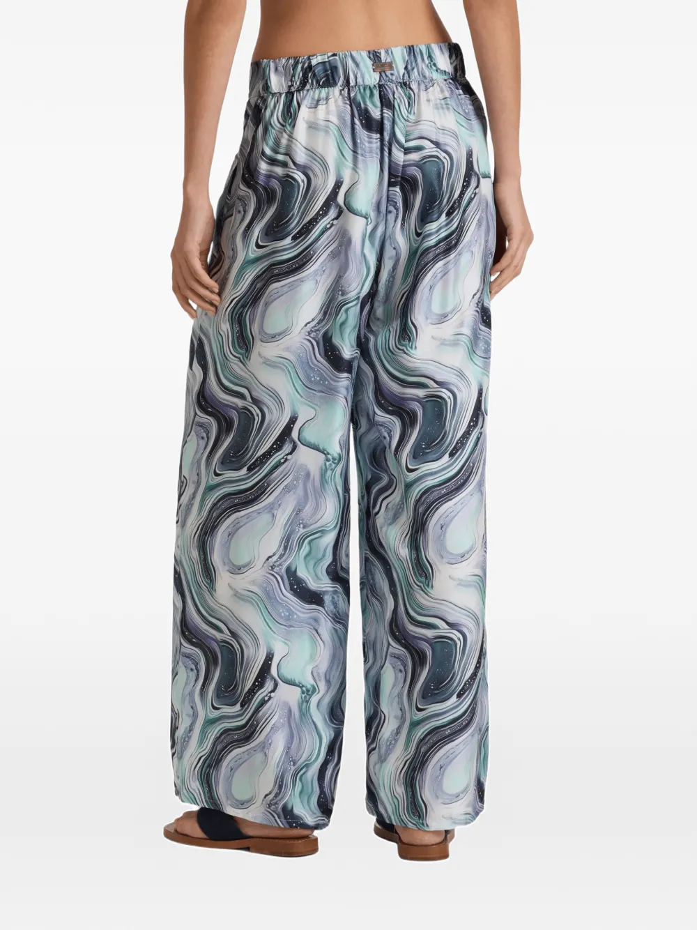 Vilebrequin Broek met wijde pijpen Blauw