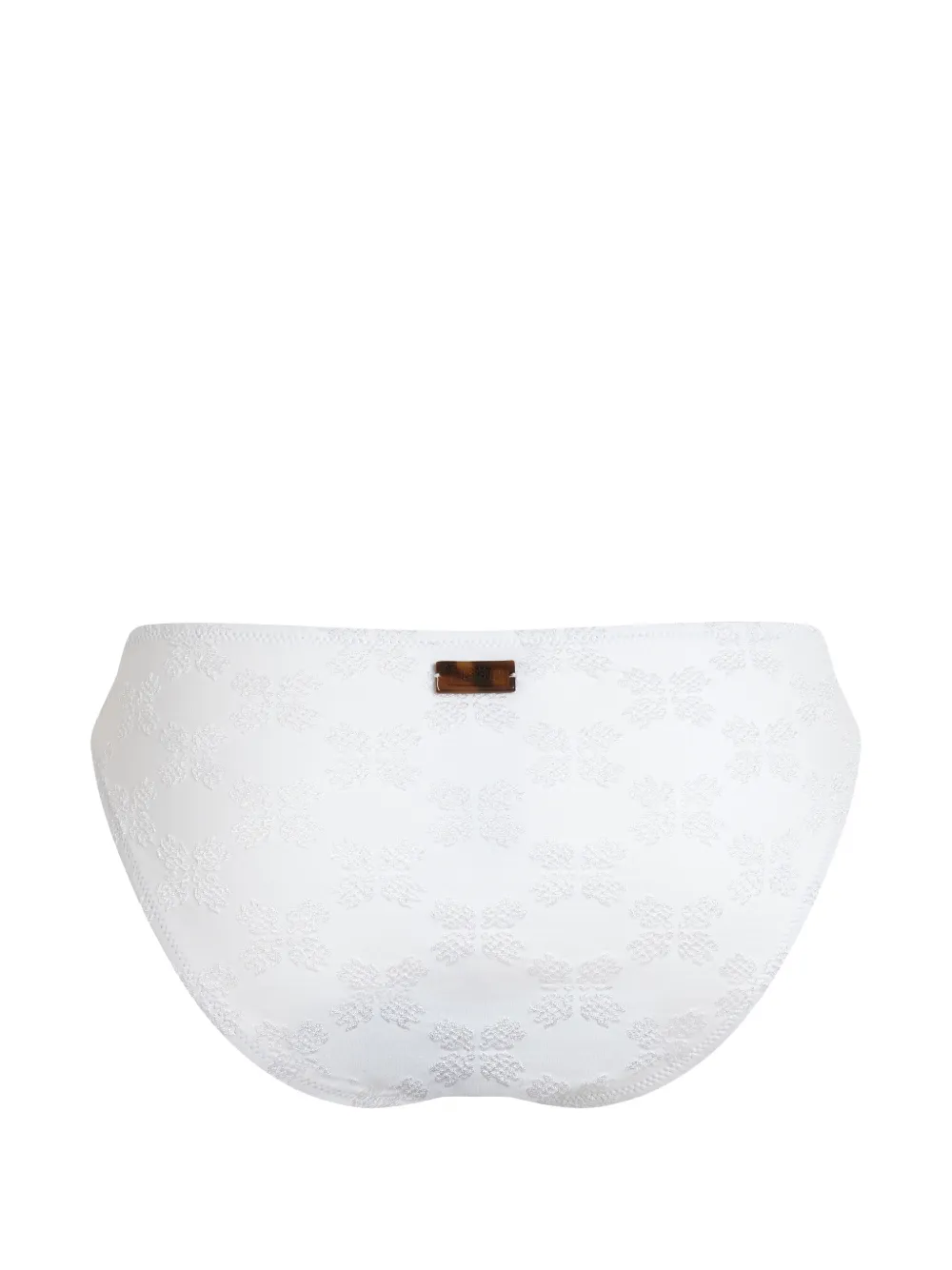 Vilebrequin Bikinislip met schildpadschild-effect Wit
