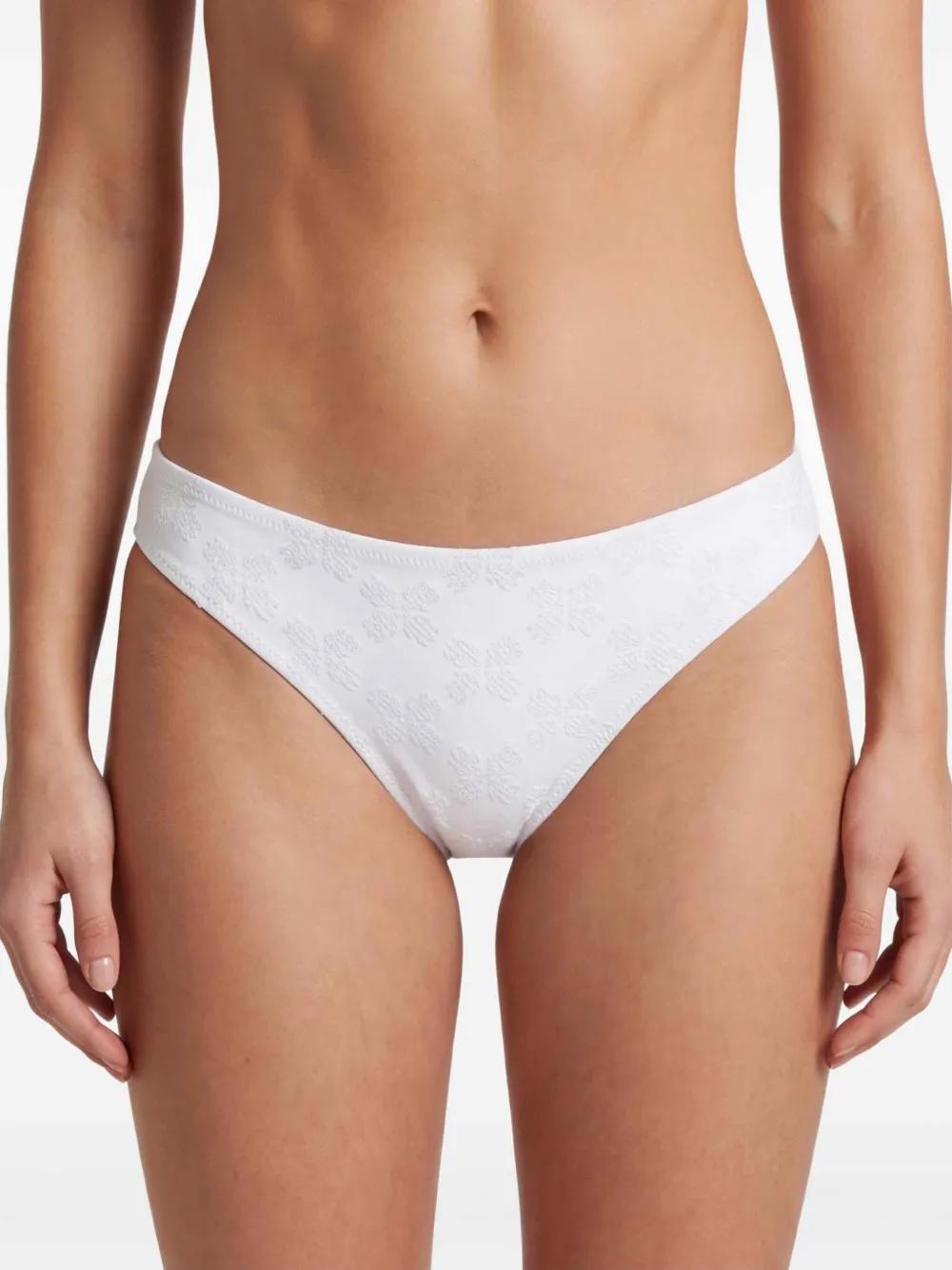Vilebrequin Bikinislip met schildpadschild-effect Wit