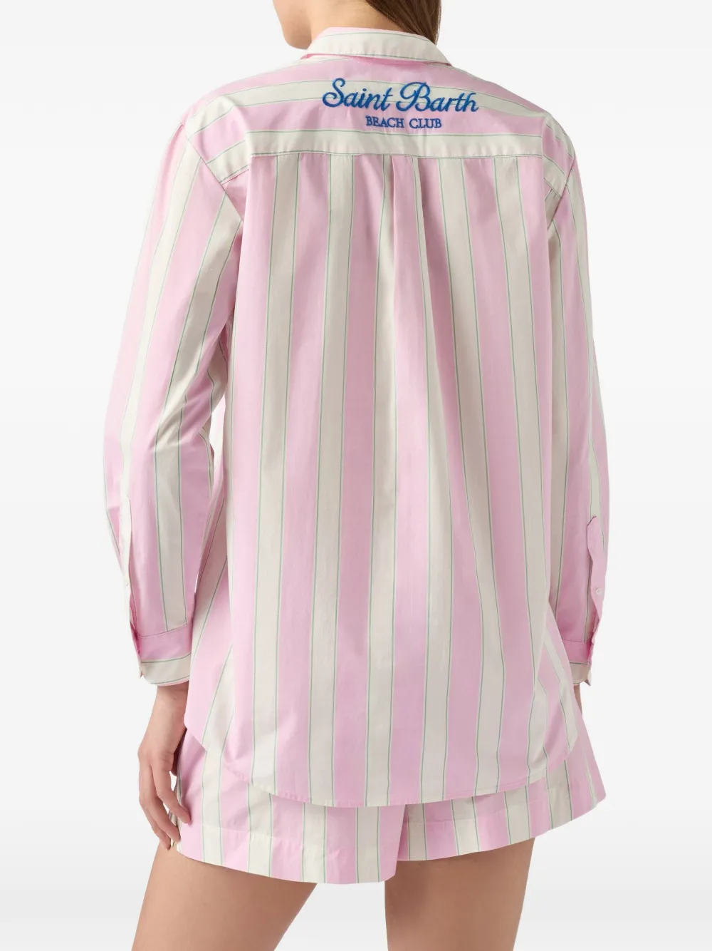 MC2 Saint Barth Brigitte gestreept shirt Roze