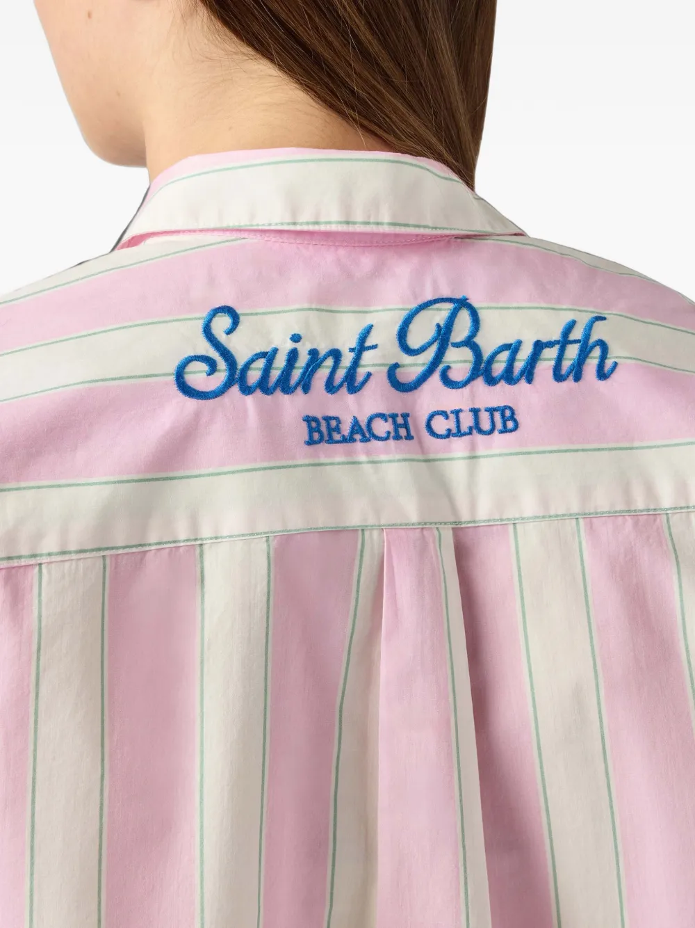 MC2 Saint Barth Brigitte gestreept shirt Roze