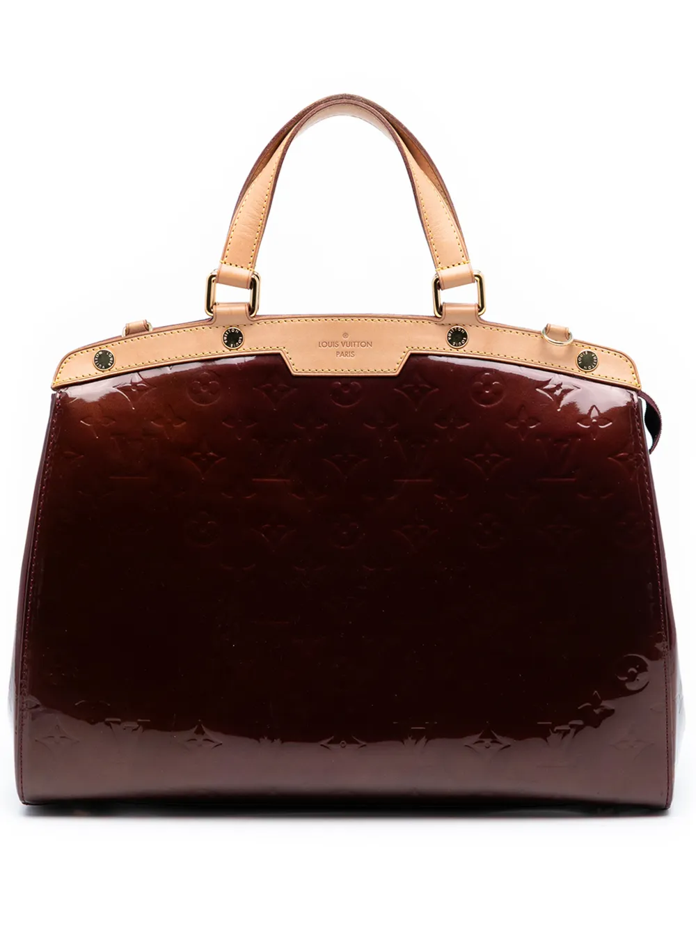 Louis Vuitton Pre-Owned 2011 Monogram Vernis Brea GM satchel - Rosso