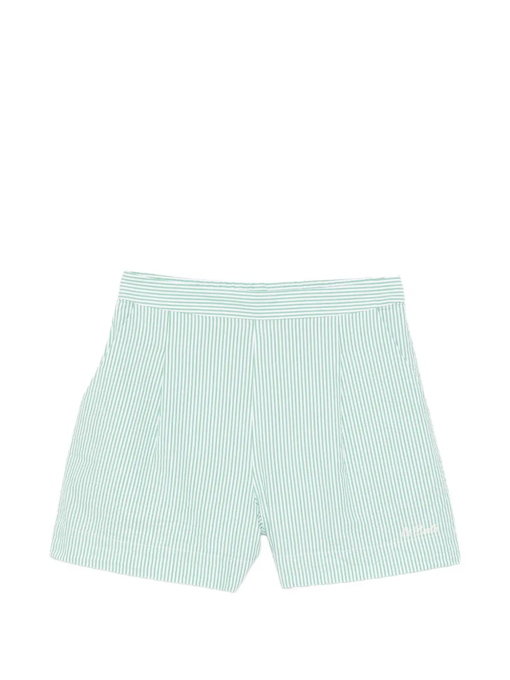 MC2 Saint Barth Amani striped shorts - Verde