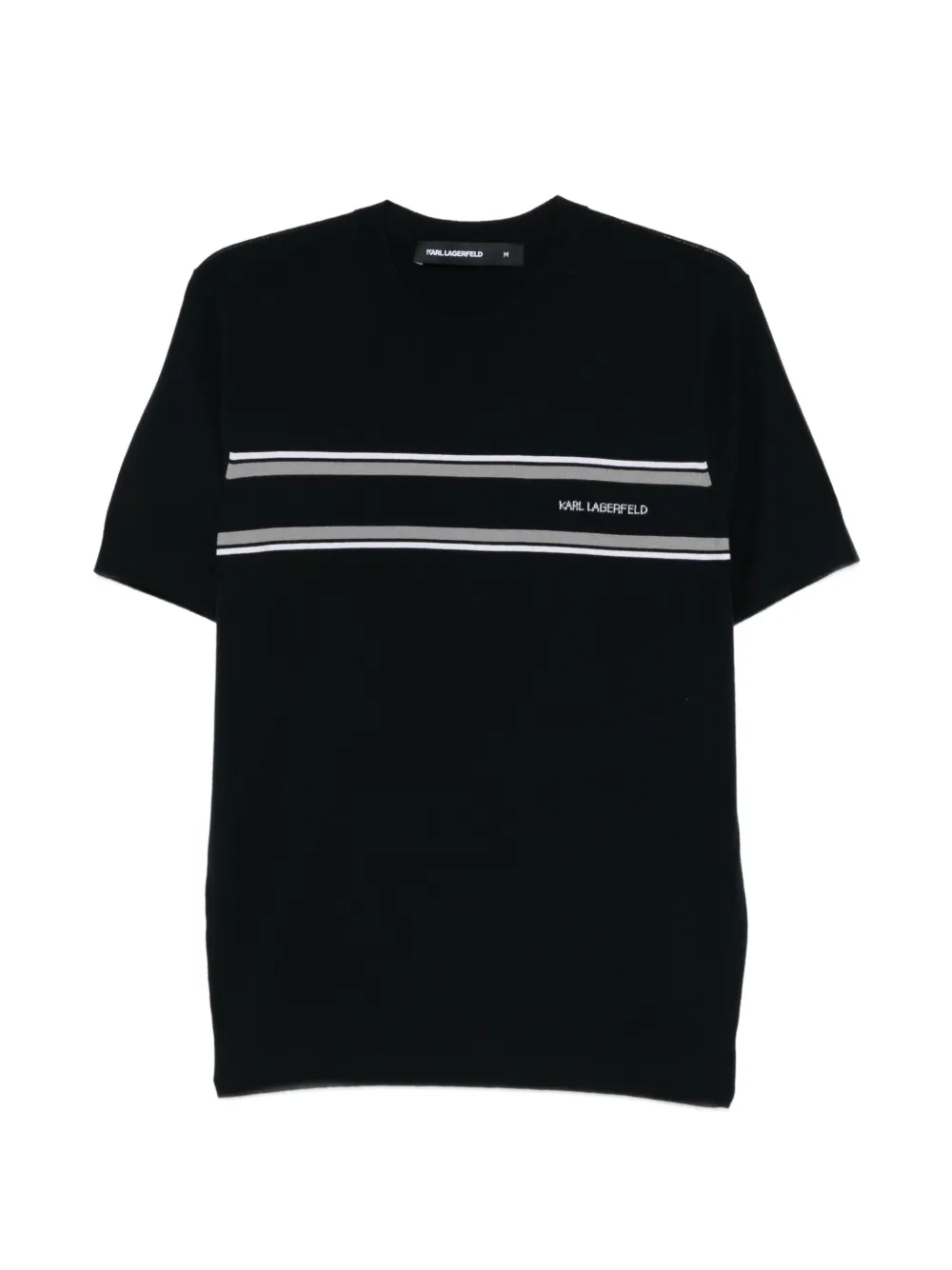 Karl Lagerfeld striped T-shirt - Blau