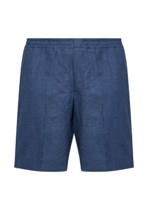 LOEWE ロゴパッチ ショートパンツ | ブルー | FARFETCH JP