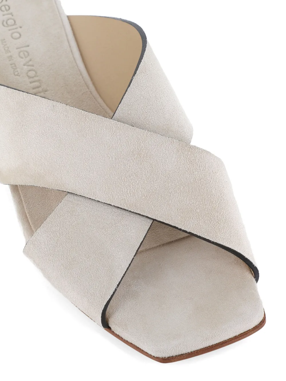 Sergio Levantesi Nunzia sandalen met kruisbandjes Beige