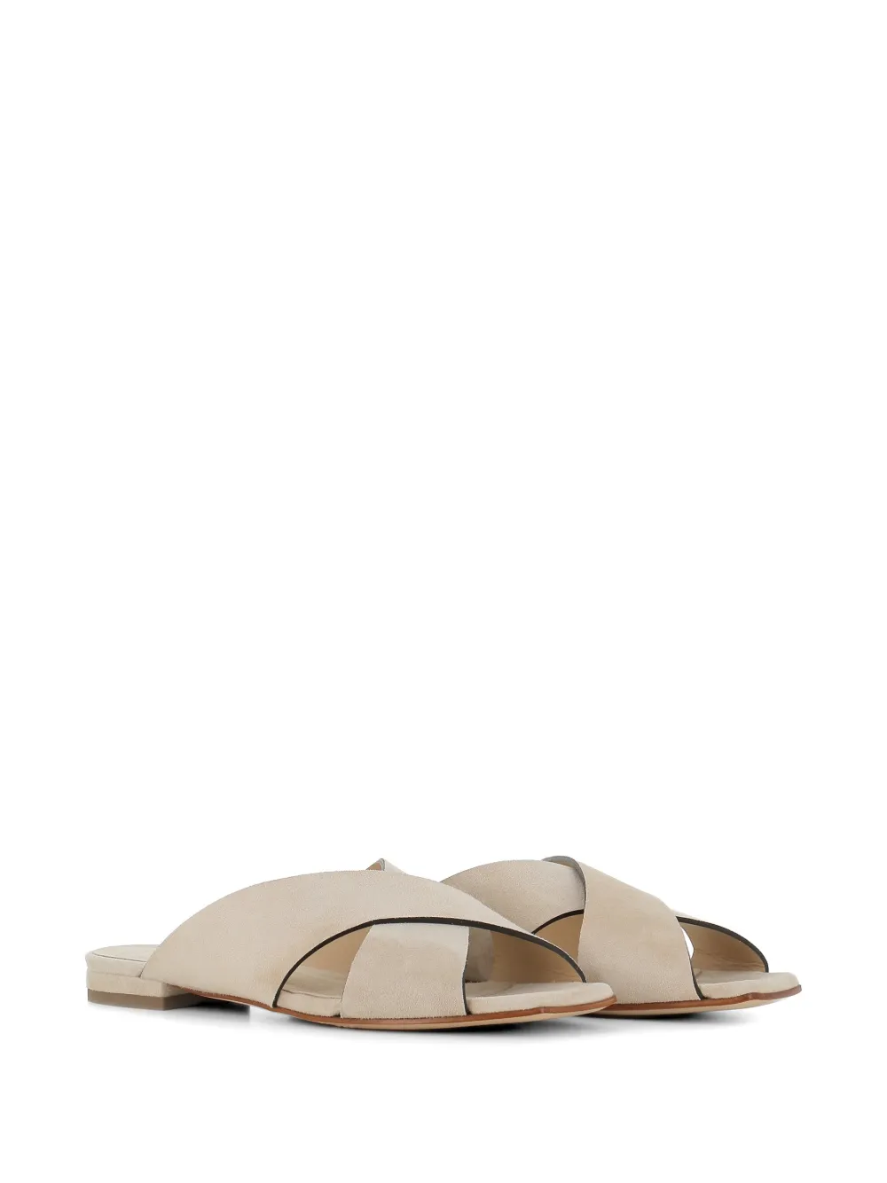 Sergio Levantesi Nunzia sandalen met kruisbandjes Beige