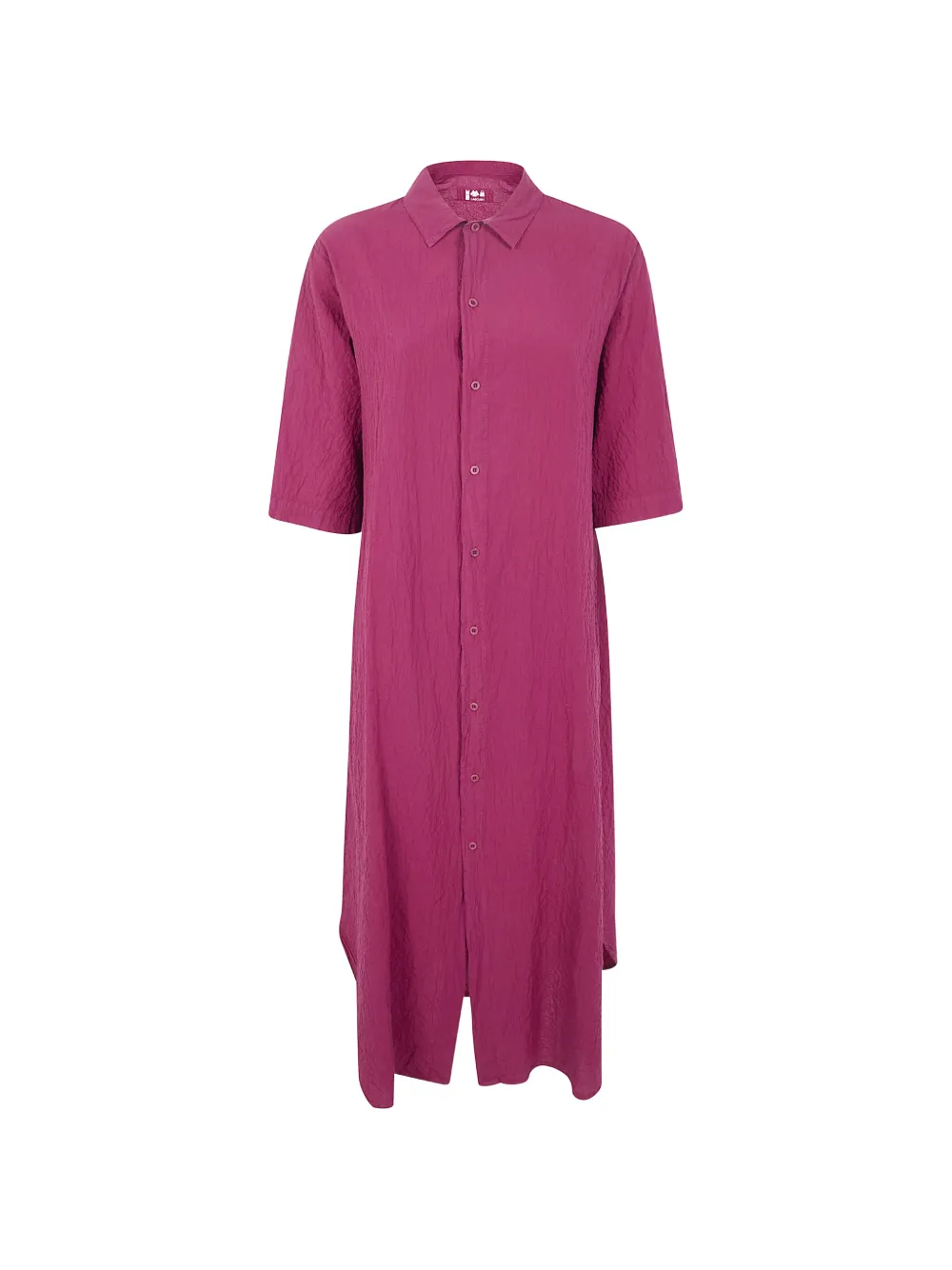 Labo Art button textured dress - Rosa