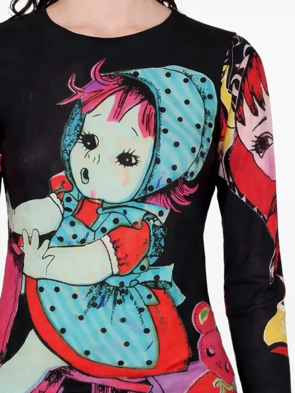  Chopova Lowena Long-sleeve T-shirt - Black 