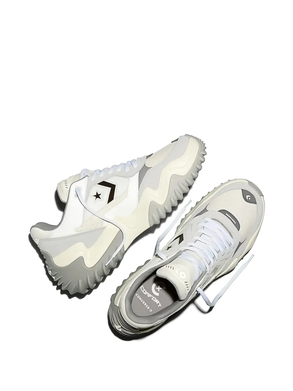 Converse Sneakers met logopatch Beige