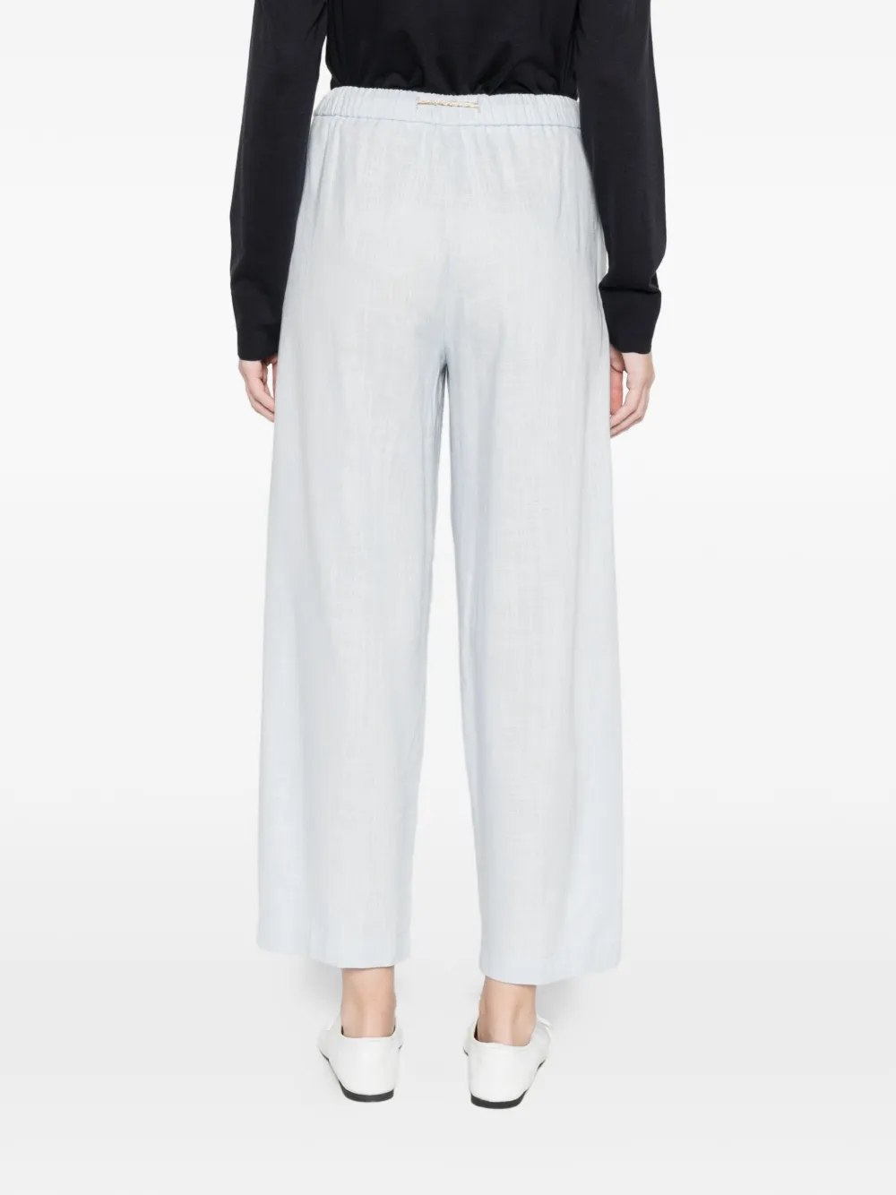 Herno Polyamide Elastane Drawstring-fastening Trousers In Blue