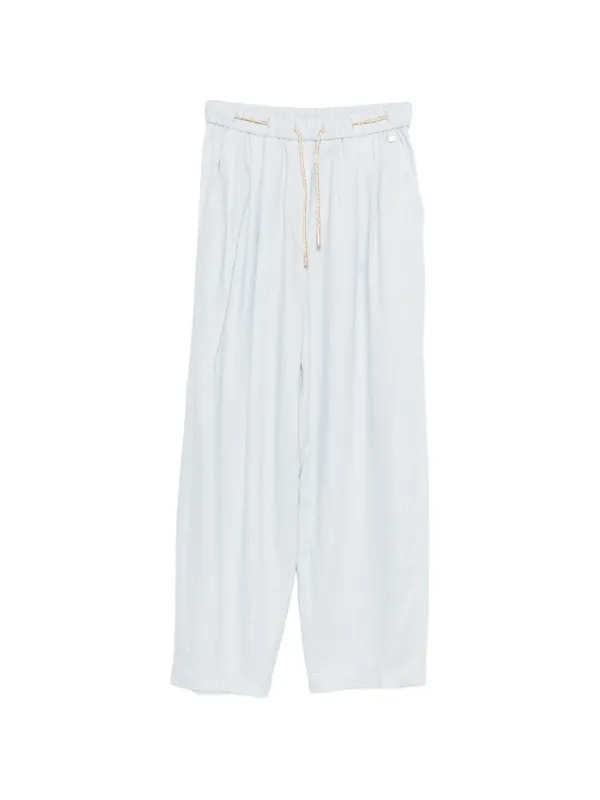 Herno Drawstring Trousers in Blue