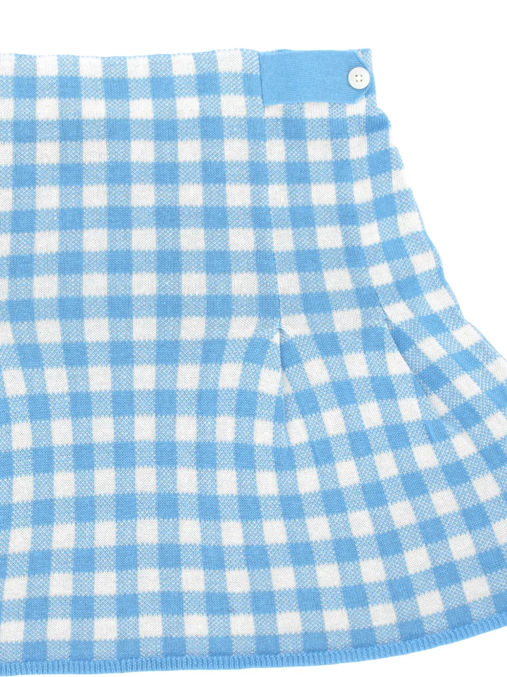Guest In Residence Mini-rok met gingham ruit Blauw