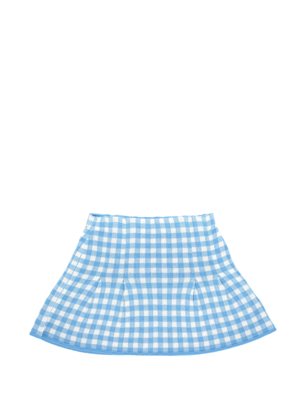 Guest In Residence Mini-rok met gingham ruit Blauw