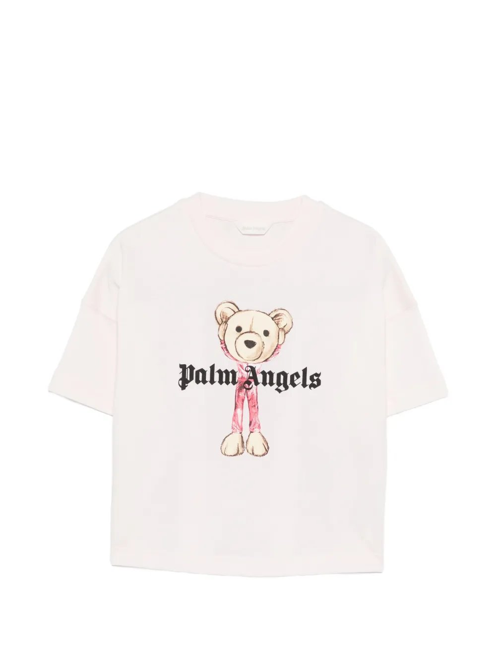 Palm Angels Kids bear-print T-shirt - Rosa