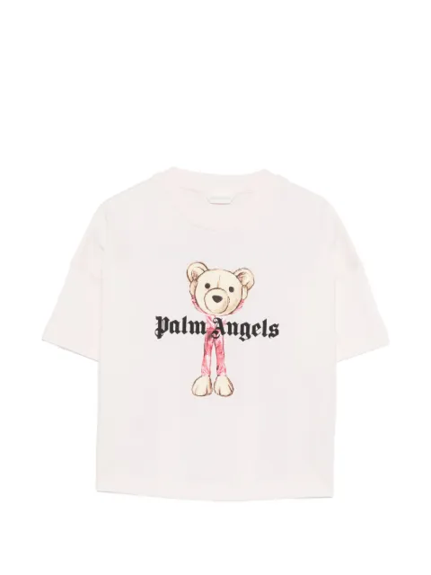 Palm Angels Kids bear-print T-shirt
