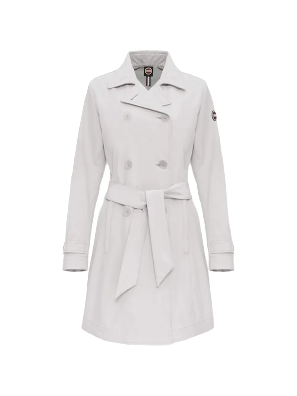 Colmar double-breasted belted coat - Grigio