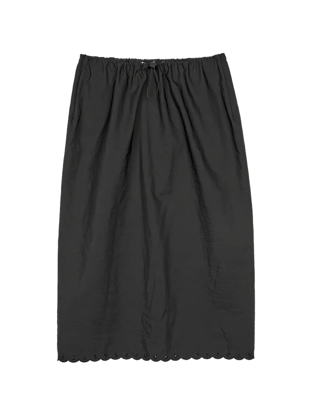 Cecilie Bahnsen Bria embroidered taffeta mid skirt - Schwarz