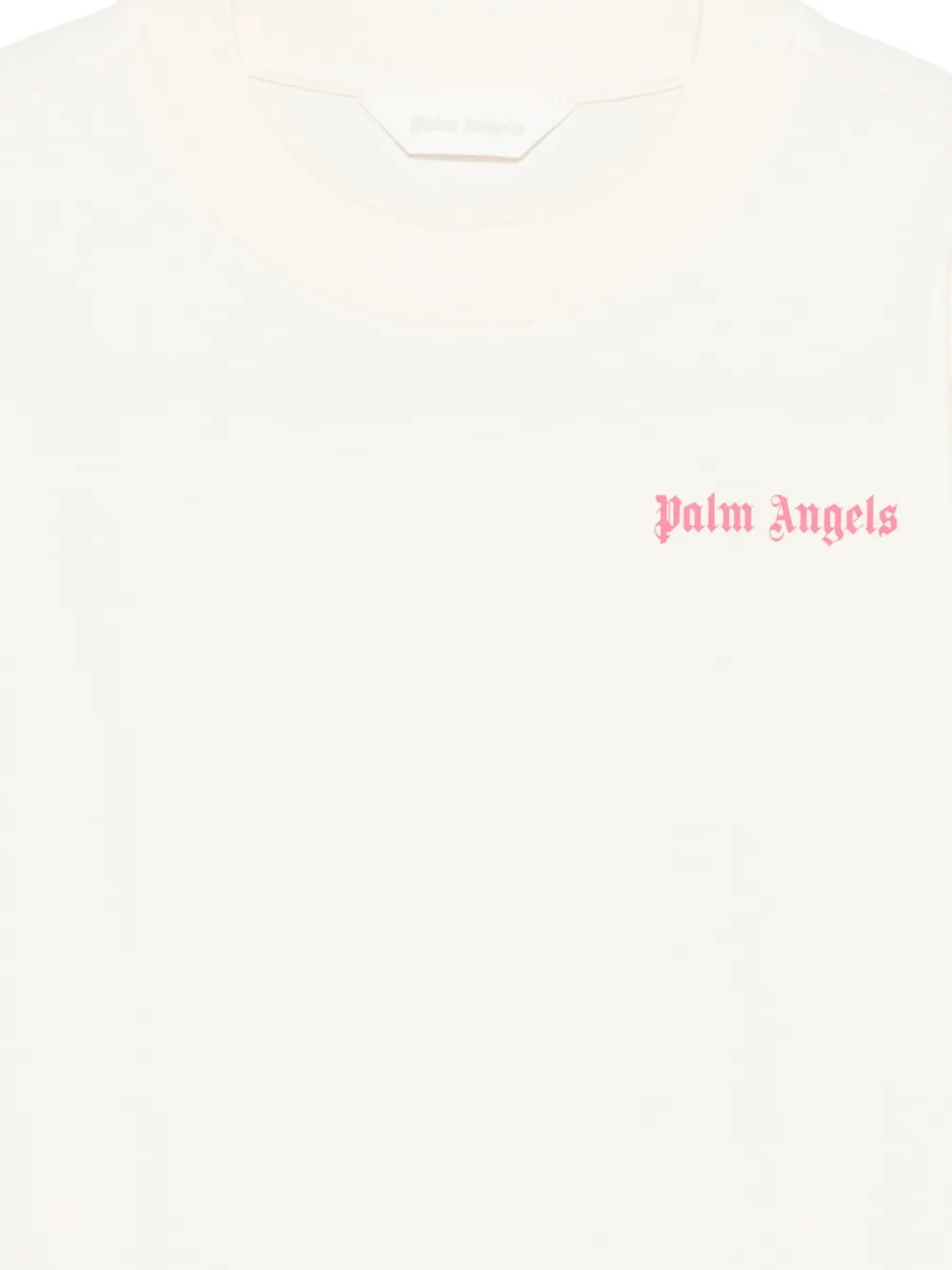 Palm Angels Kids T-shirt met logoprint Beige