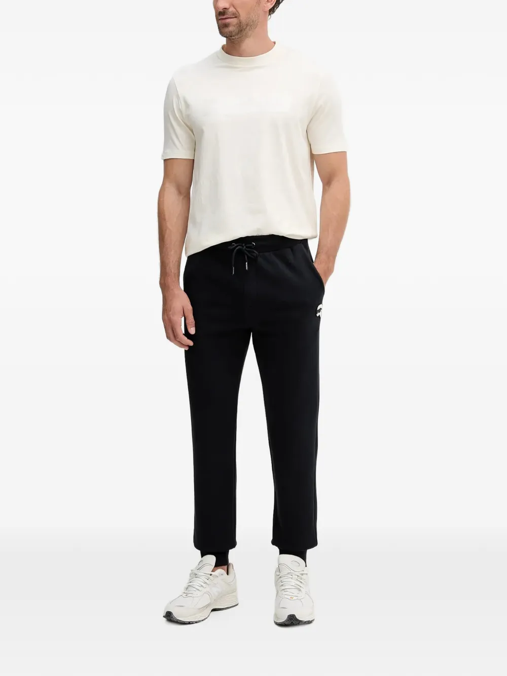 Karl Lagerfeld T-shirt met logoprint Wit