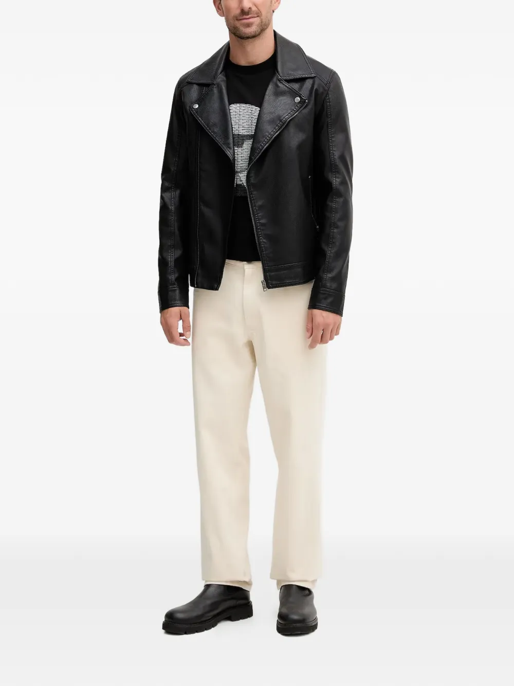 Karl Lagerfeld T-shirt met grafische print Zwart
