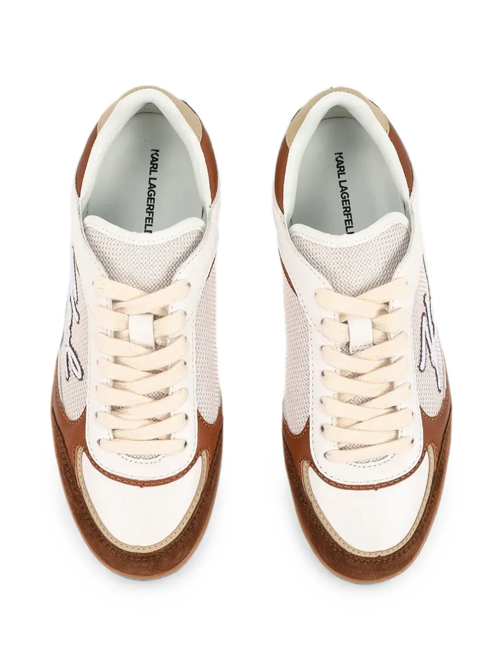 Karl Lagerfeld logo sneakers Bruin