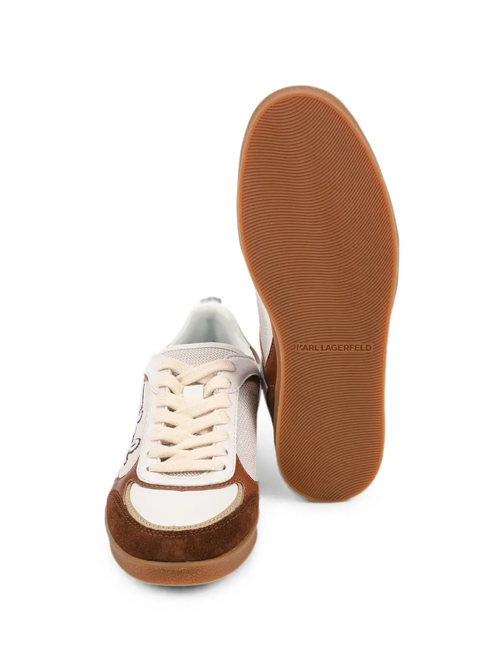Karl Lagerfeld logo sneakers Bruin
