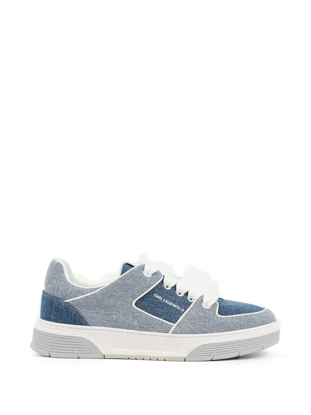 Karl Lagerfeld Kourtney denim sneakers - Blu